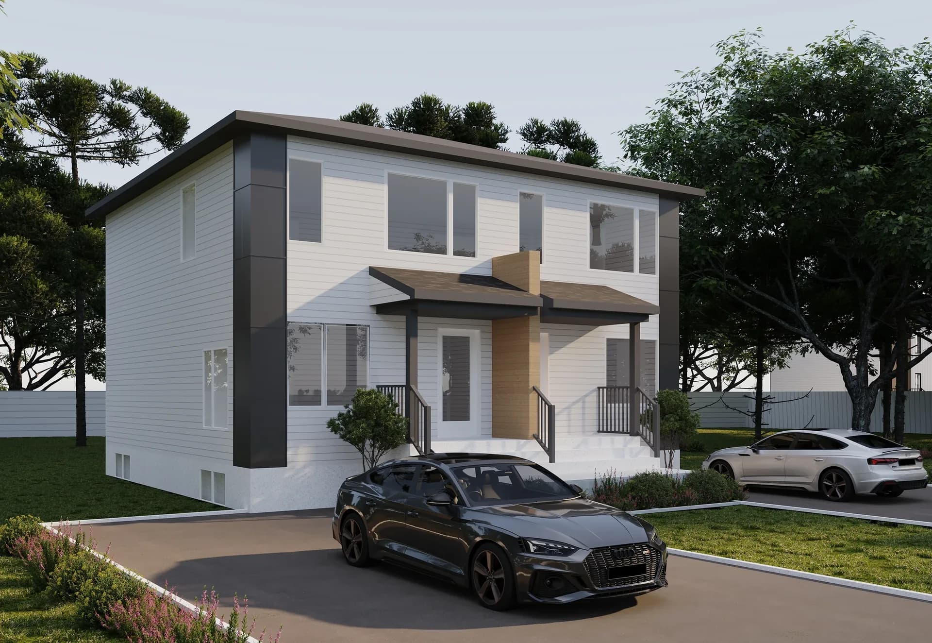 Jumelés neufs à Val-Bélair réalisés par Madison Construction