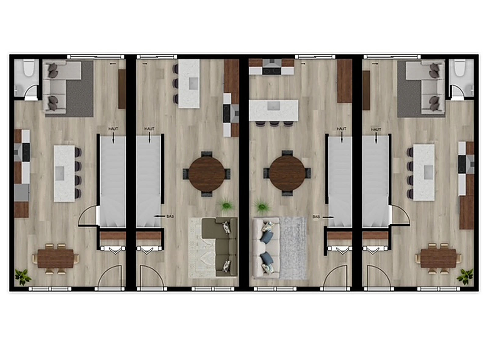 Plan d'aménagement du rez-de-chaussée, Duberger