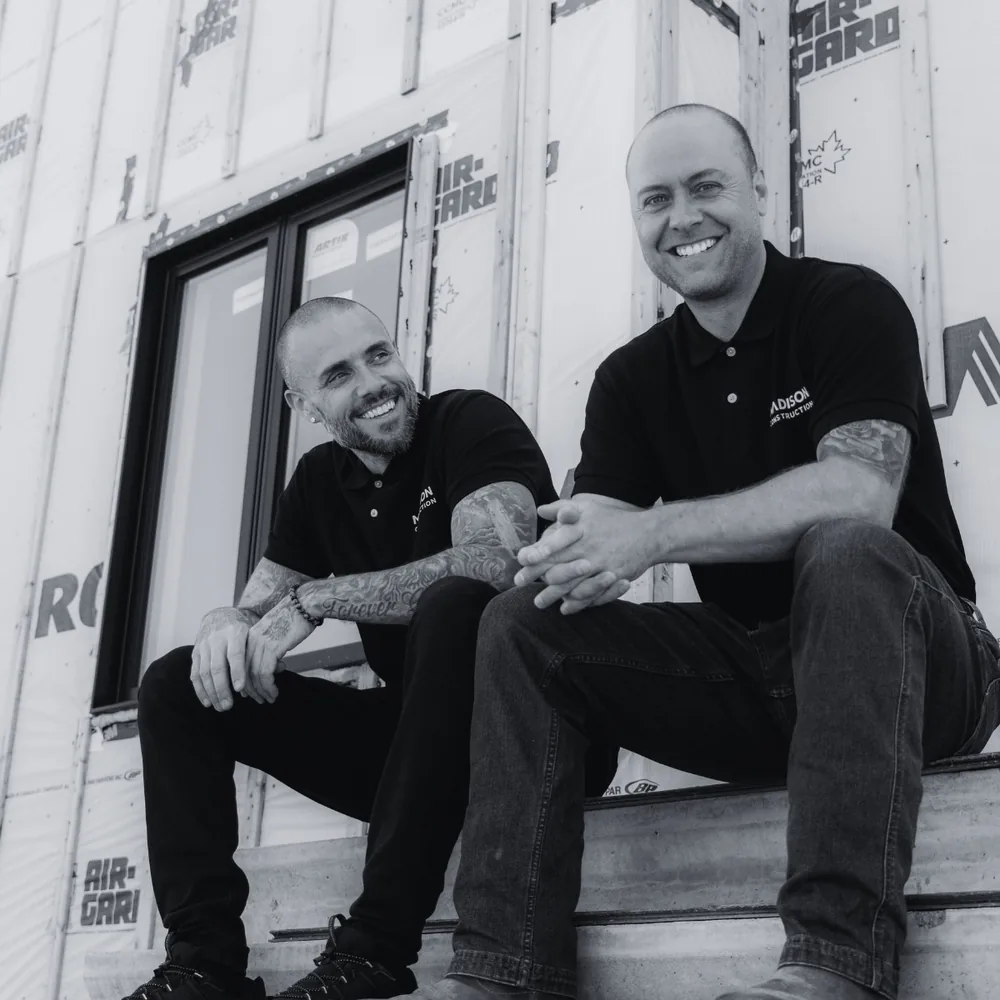 Éric Jinchereau et Jérôme Gariépy, fondateurs de Madison Construction